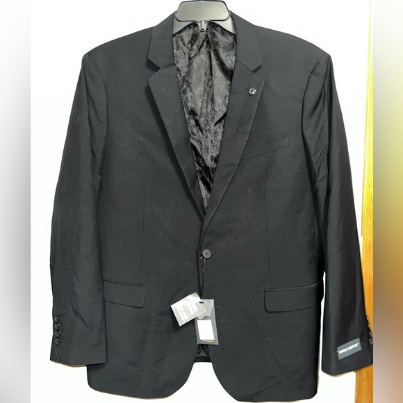 Raymond 2 Button Suit Jacket Blazer Sport Coat, Black, Size 44 - Picture 5 of 9